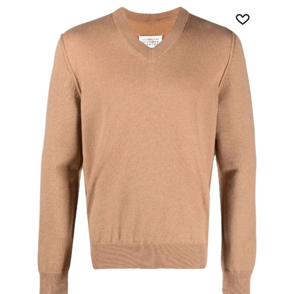 Maison Margela Women V neck cashmere jumper Made in Italy - Picture 2 of 14